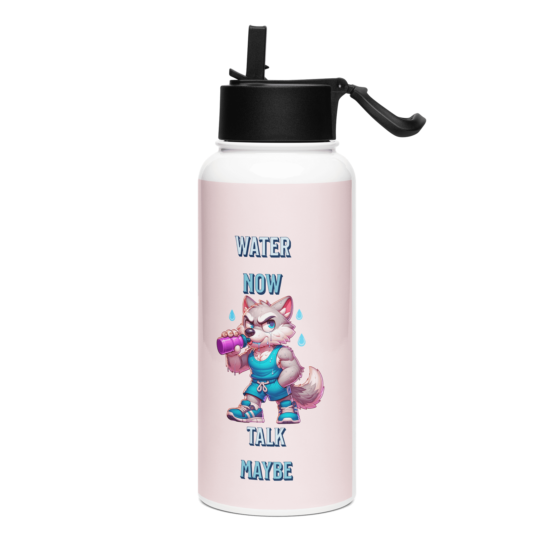 WATER NOW TALK MAYBE WORKOUT WOLF product image (3)