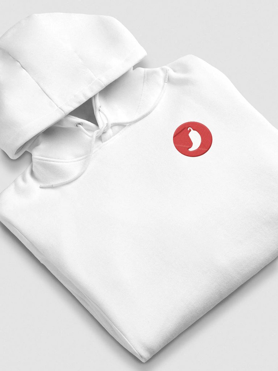 Coinaprika White Hoodie Red Logo product image (4)