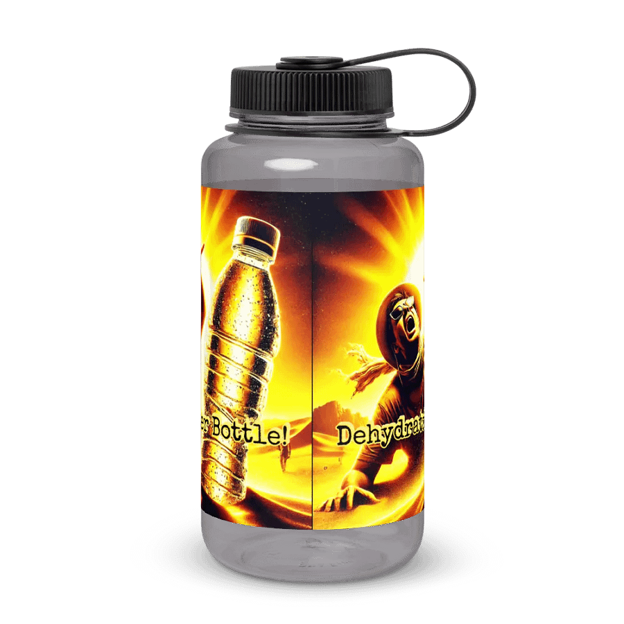 'Dehyration is No Joke -- Pass the Water Bottle!' 32 oz Wide Mouth Water Bottle product image (4)