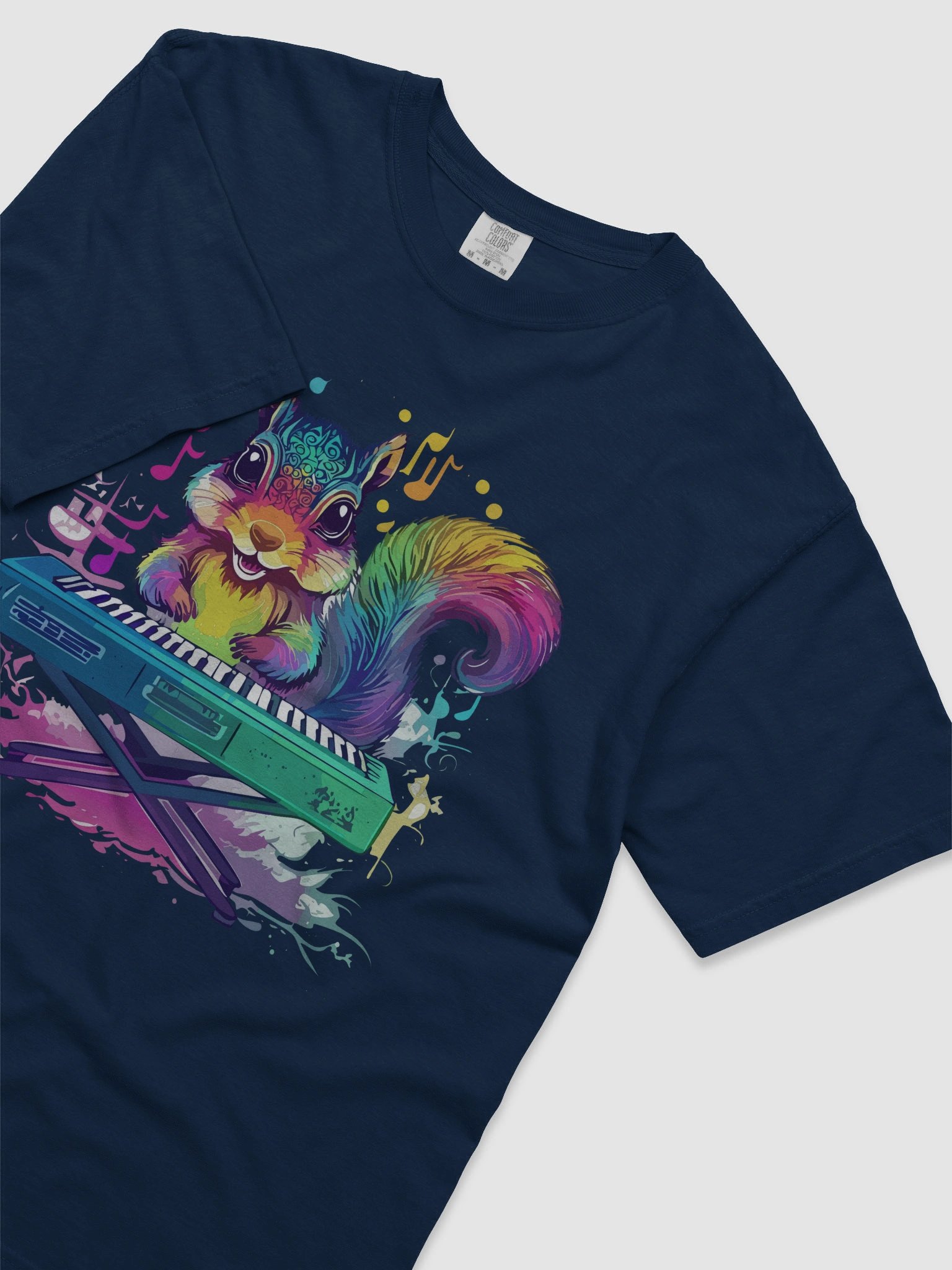 The Psychedelic Squirrel T-Shirt Keyboard product image (3)