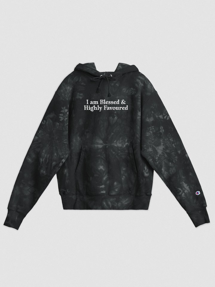 I Am Blessed & Highly Favoured Tie-Dye Hoodie product image (1)