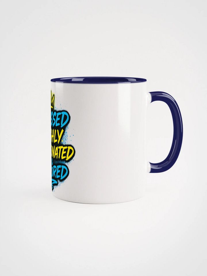 Blessed & Caffeinated Ceramic Crown Mug product image (9)