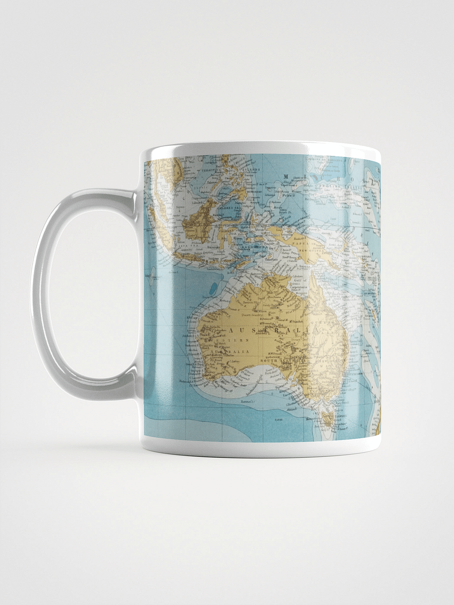 Pacific Cartography White Glossy Mug product image (6)