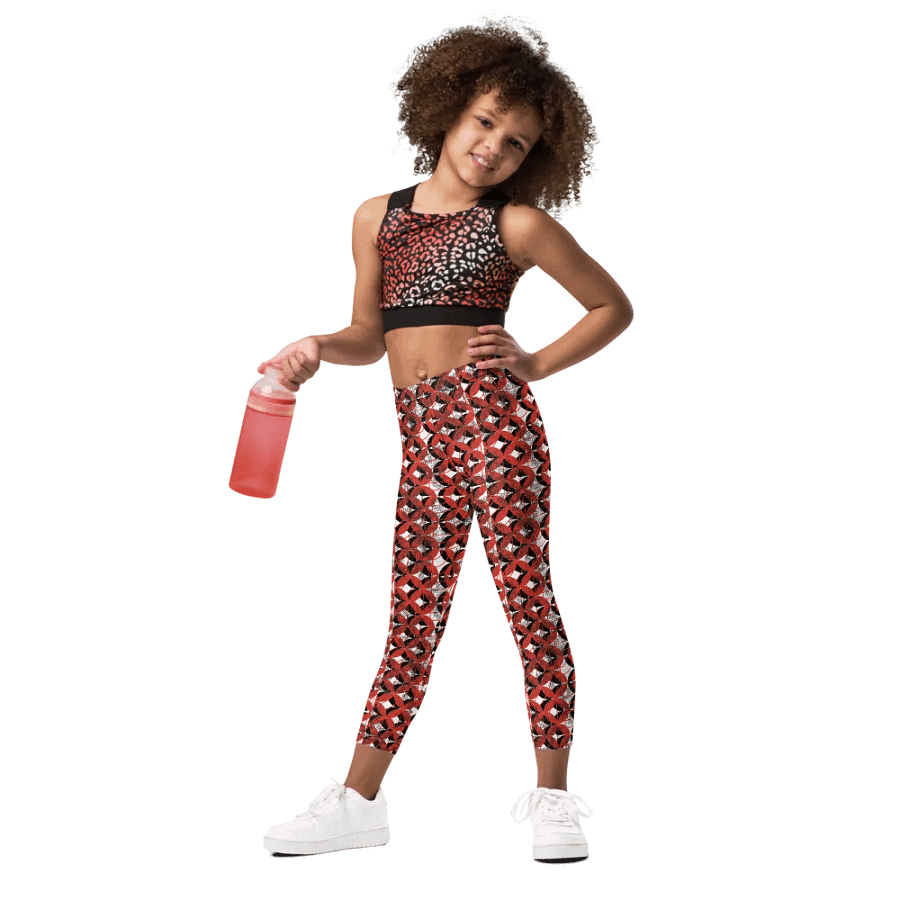 JoBeth Designed- Red ⭕  Kids Leggings👖 product image (6)