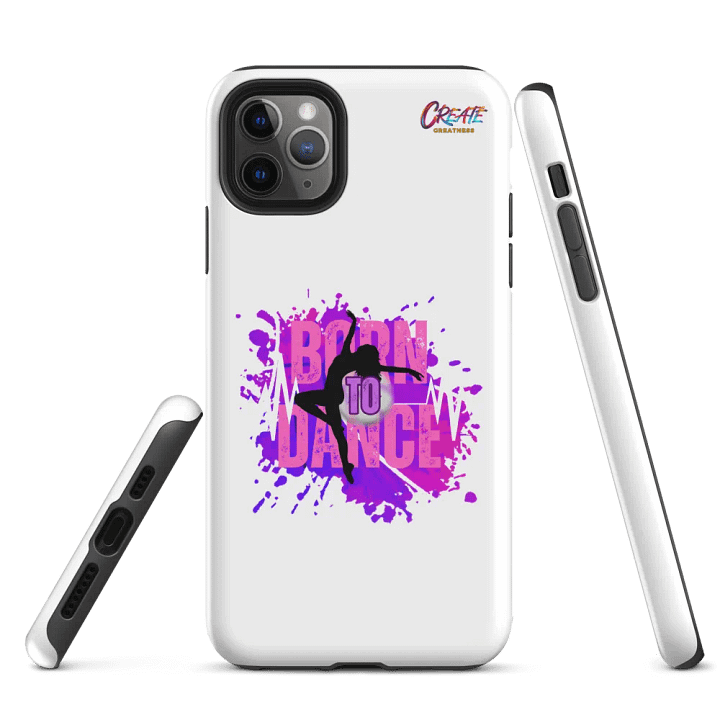 Soundwave Born to Dance Her Silhouette iPhone® Tough Case product image (1)