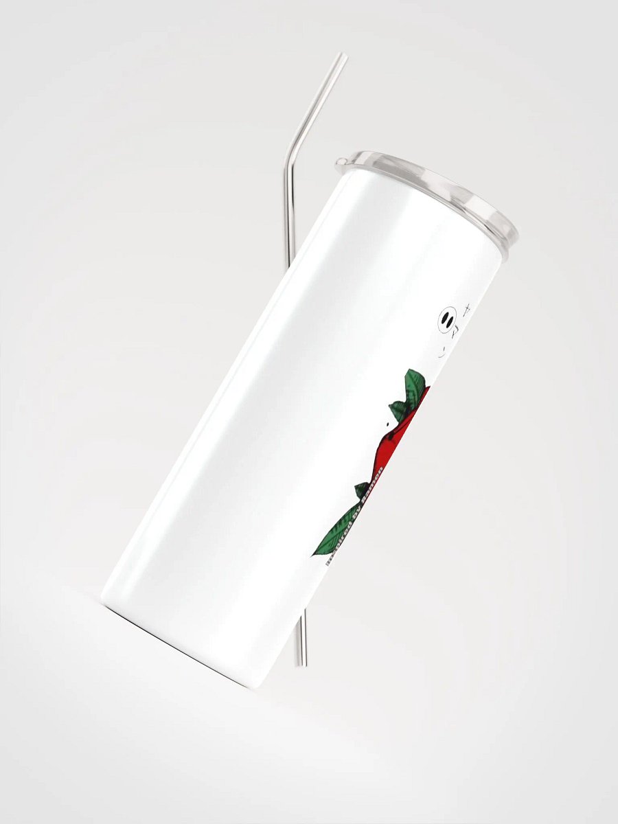 YTR Rose Printed White Travel Thermos product image (4)