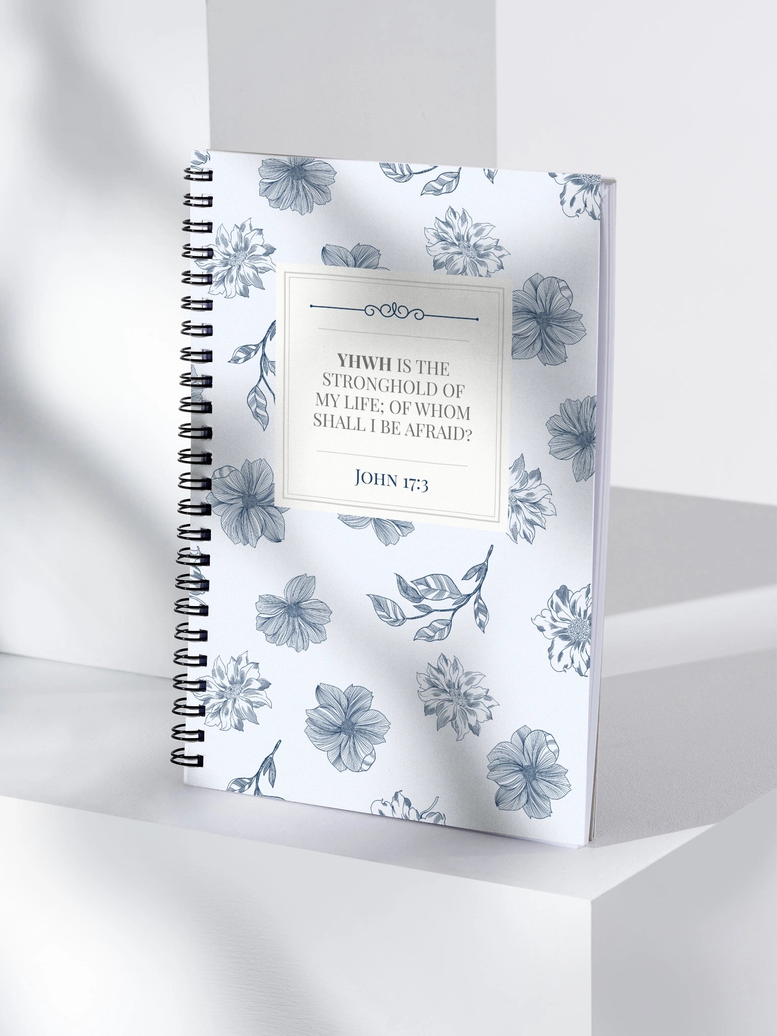 YHWH Strength Spiral Notebook product image (4)