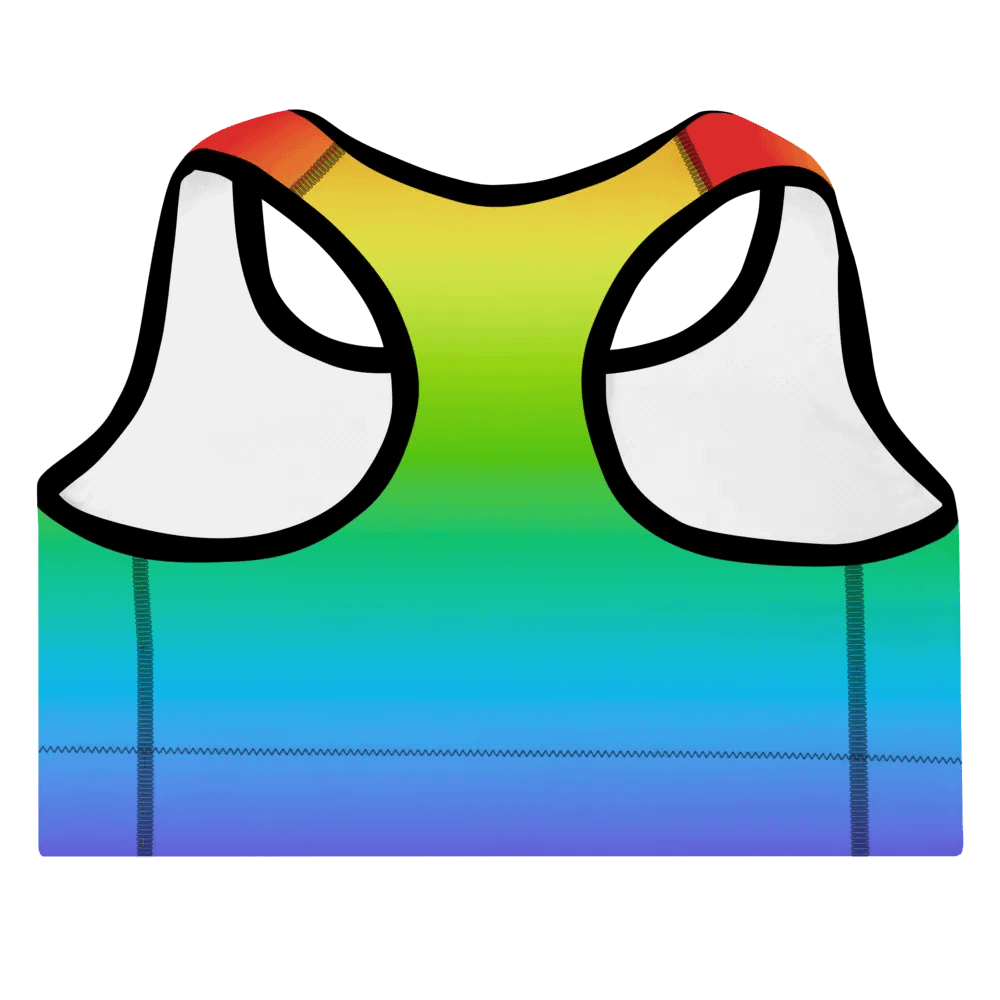 Rainbow Sports Bra product image (4)