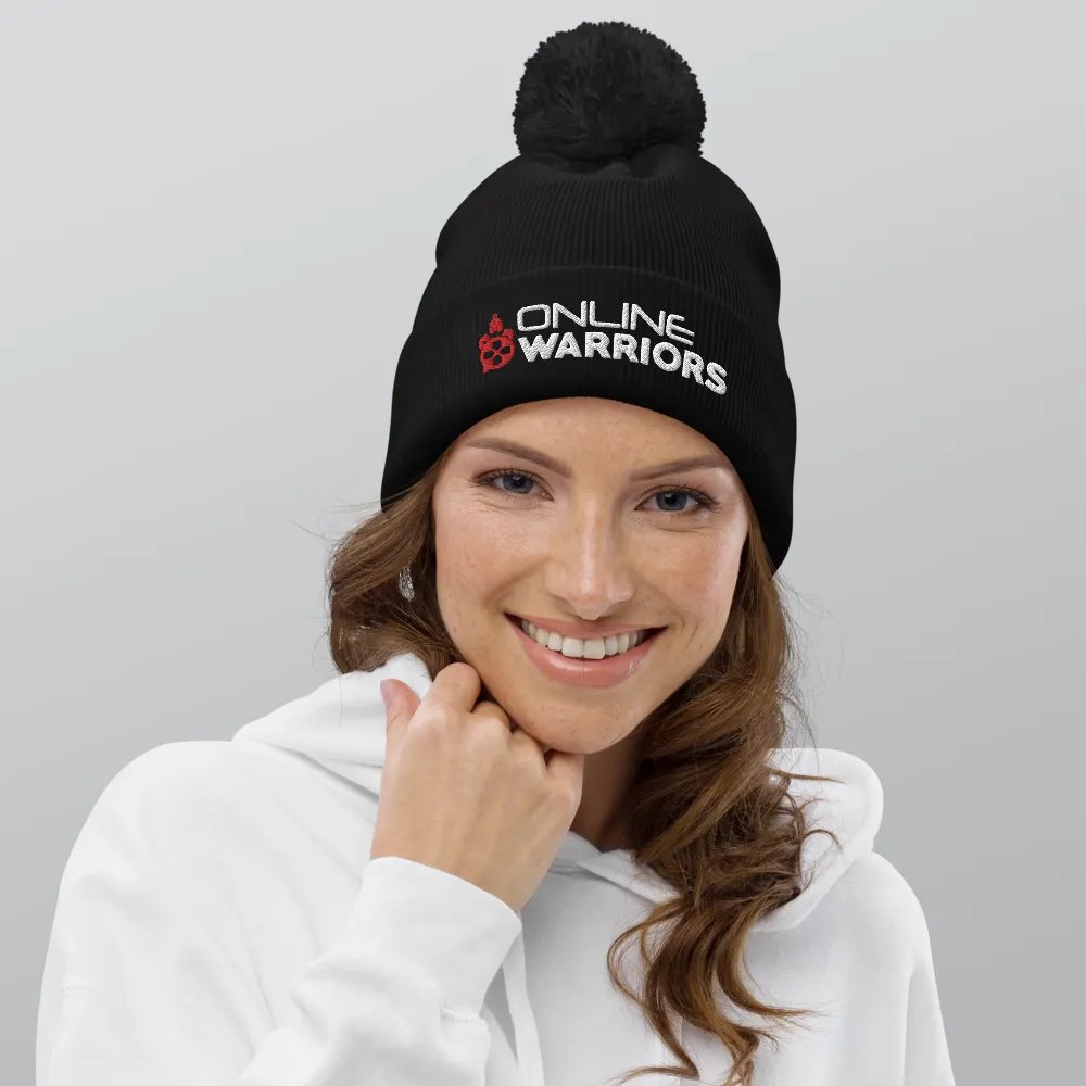 Cozy Warrior Pom-Pom Beanie product image (9)