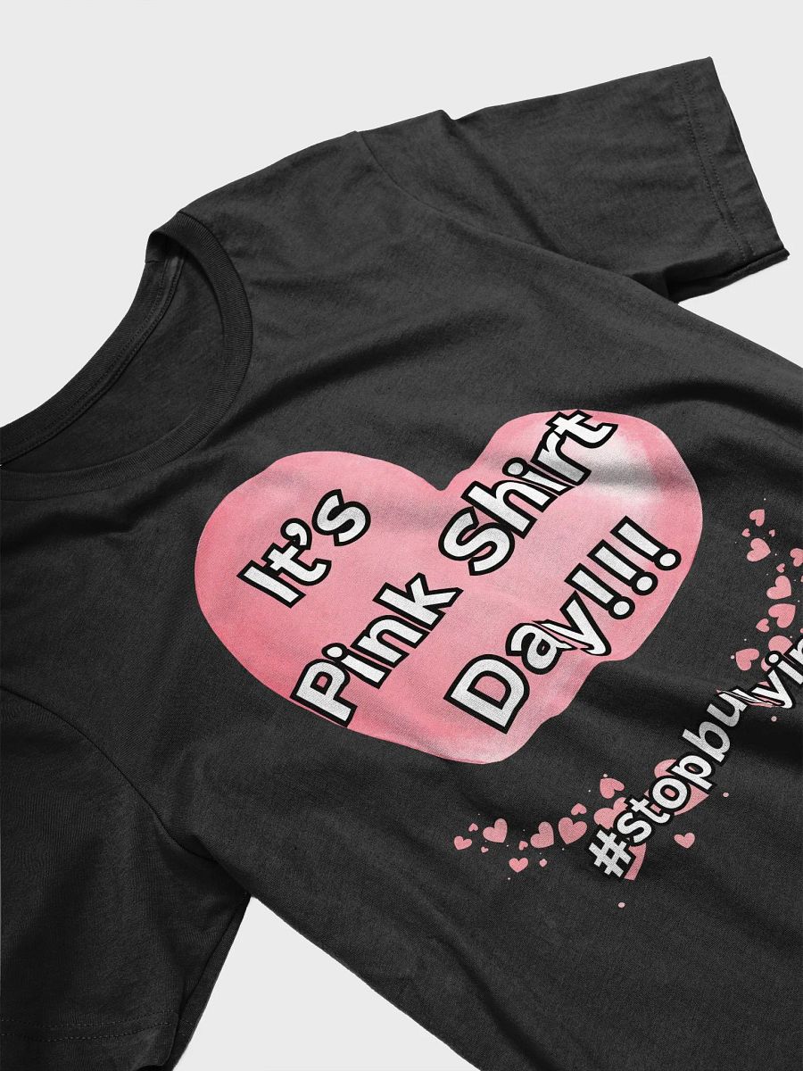 Pink Shirt Day Heart T-Shirt product image (3)