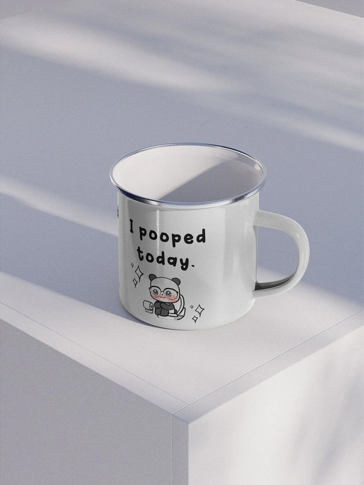I Pooped Today Enamel Mug product image (2)