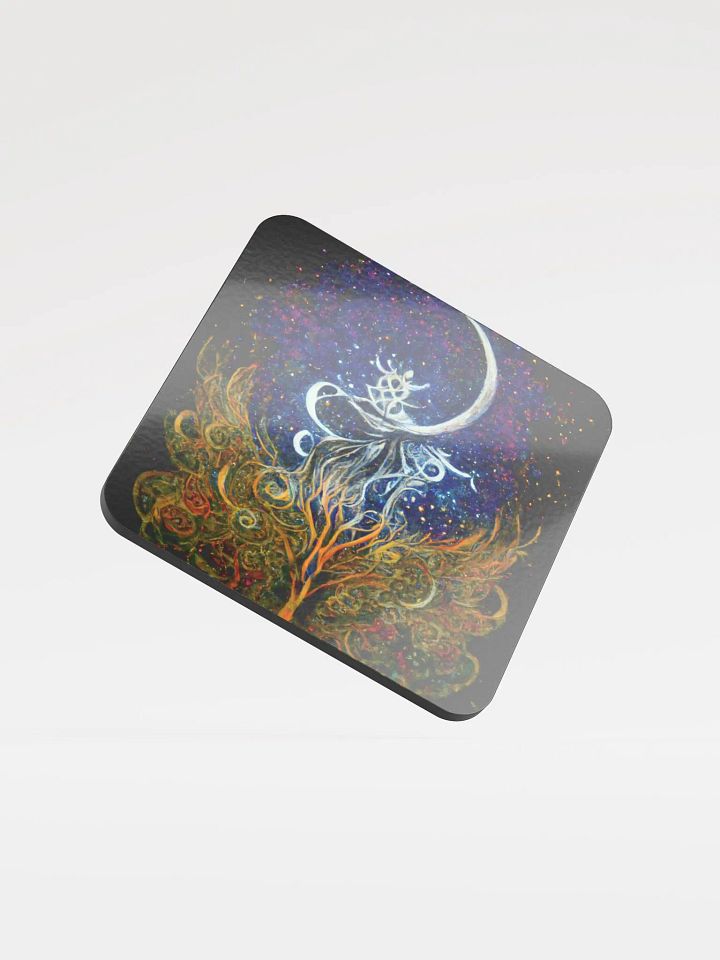 Lunar Blossom Cork Coaster product image (1)
