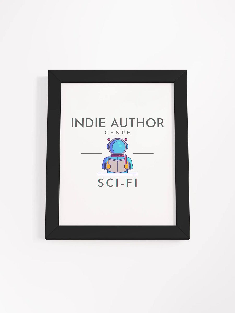 Indie Author Genre Sci-Fi Framed Poster product image (10)