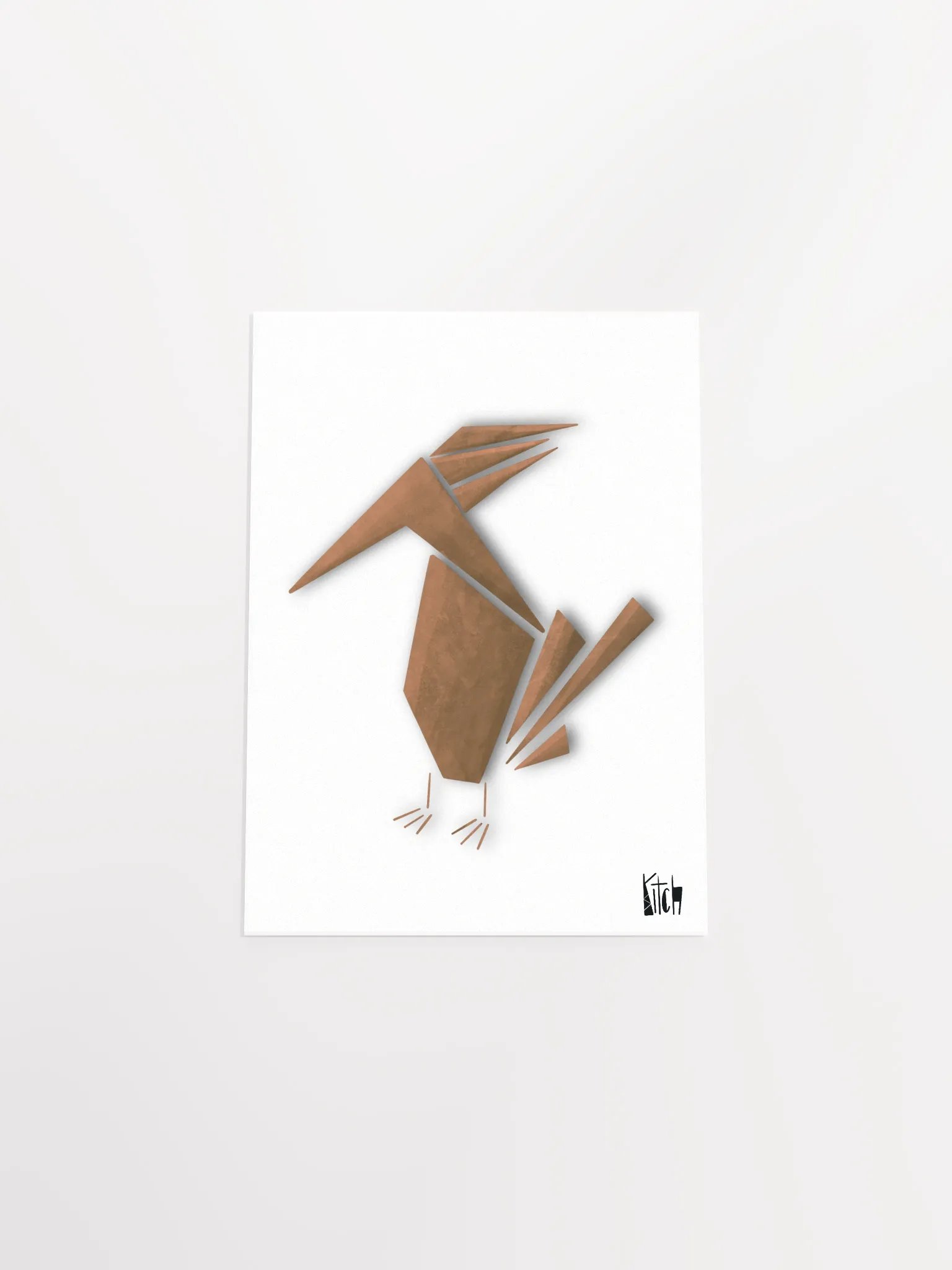 Geometric Roadrunner Art Print product image (8)