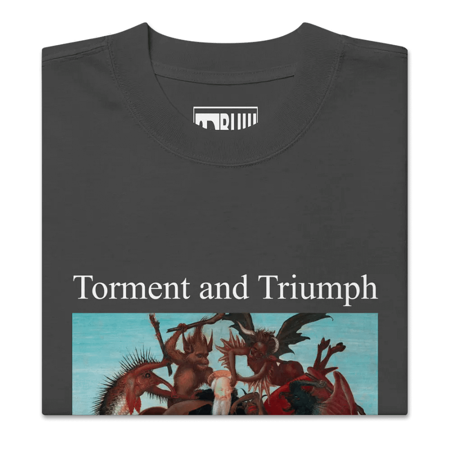 Torment and Triumph - BUIII Remix Premium Oversized Faded T-Shirt - Black product image (10)