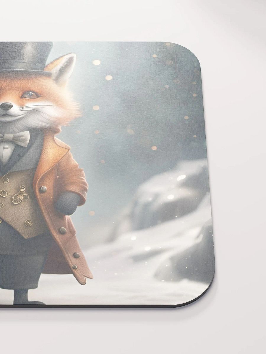 Smart Dressed Fox Mouse Pad product image (5)