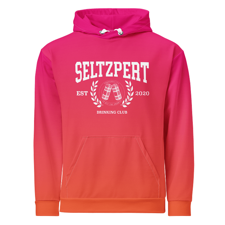 Seltzpert Drinking Club Hoodie Tequila Sunrise product image (1)