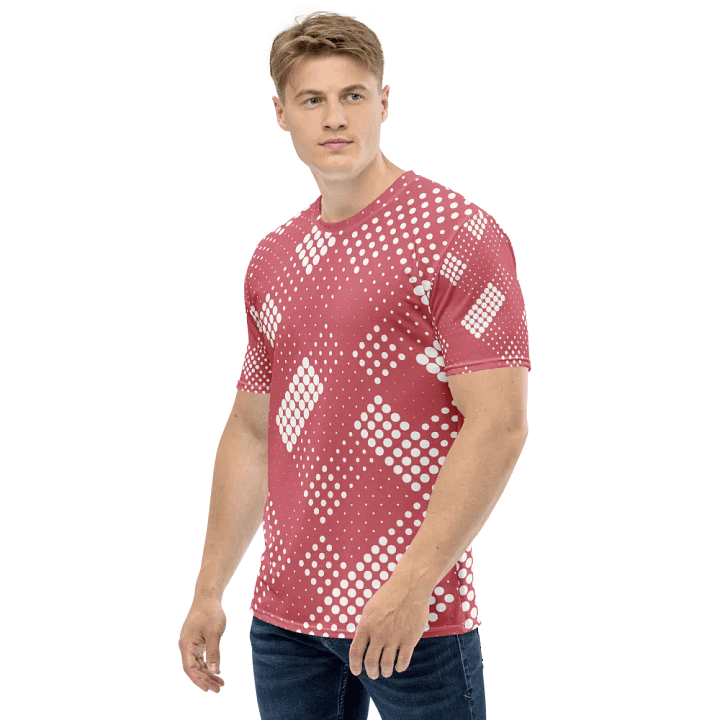MENS FUN ABSTRACT CIRCLES (RED) product image (1)