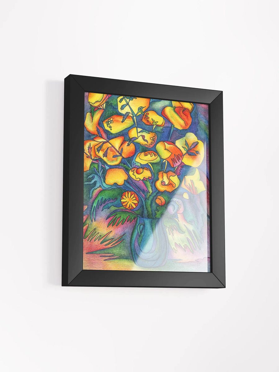 Vibrant Bouquet Framed Matte Poster - Yellow flowers product image (4)