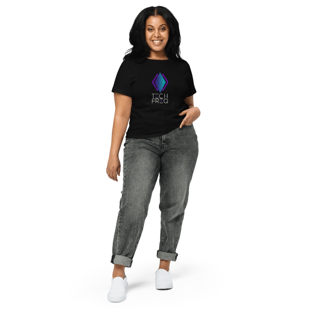 TechFreq Logo Women's High-Waisted Tee product image (4)