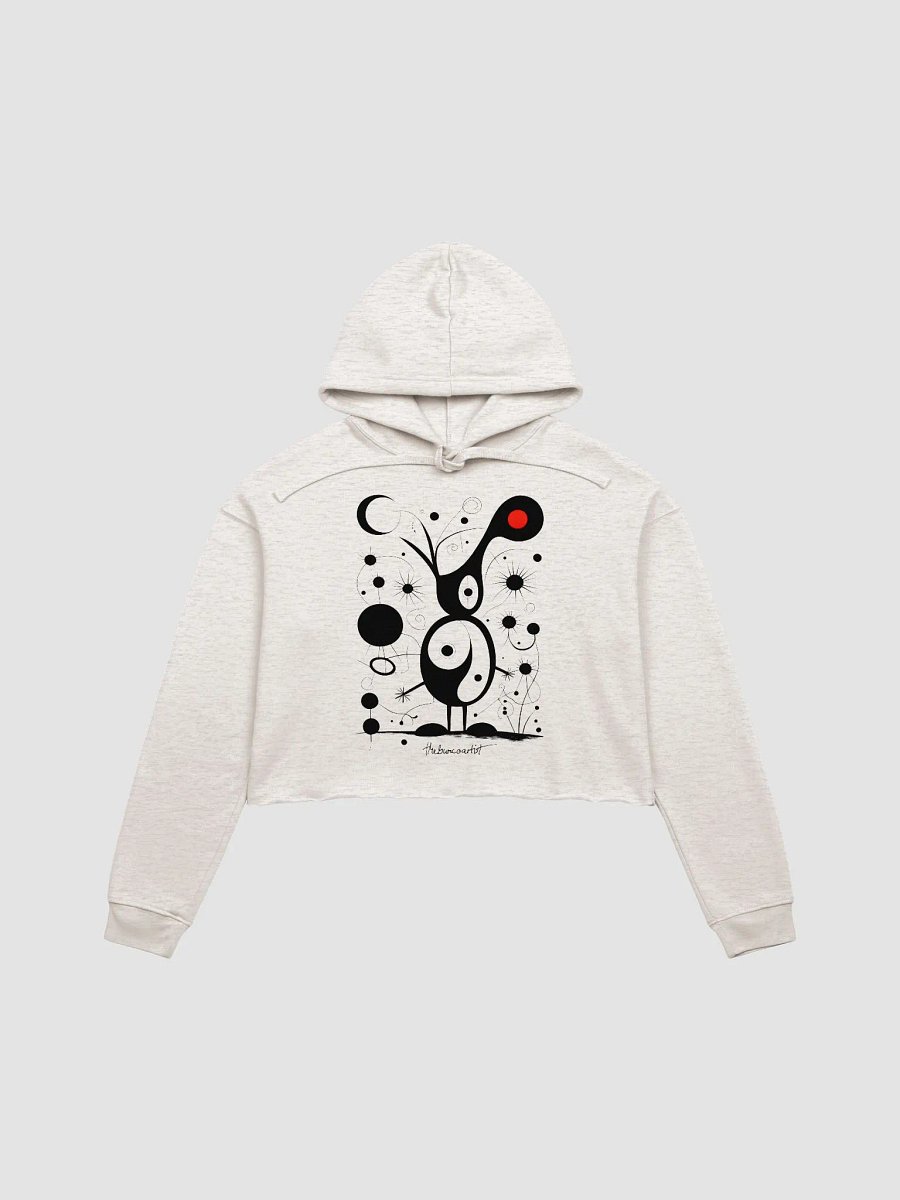 Bella+Canvas Fleece Crop Hoodie product image (2)