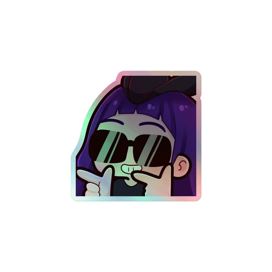 Rad Holographic Sticker product image (1)