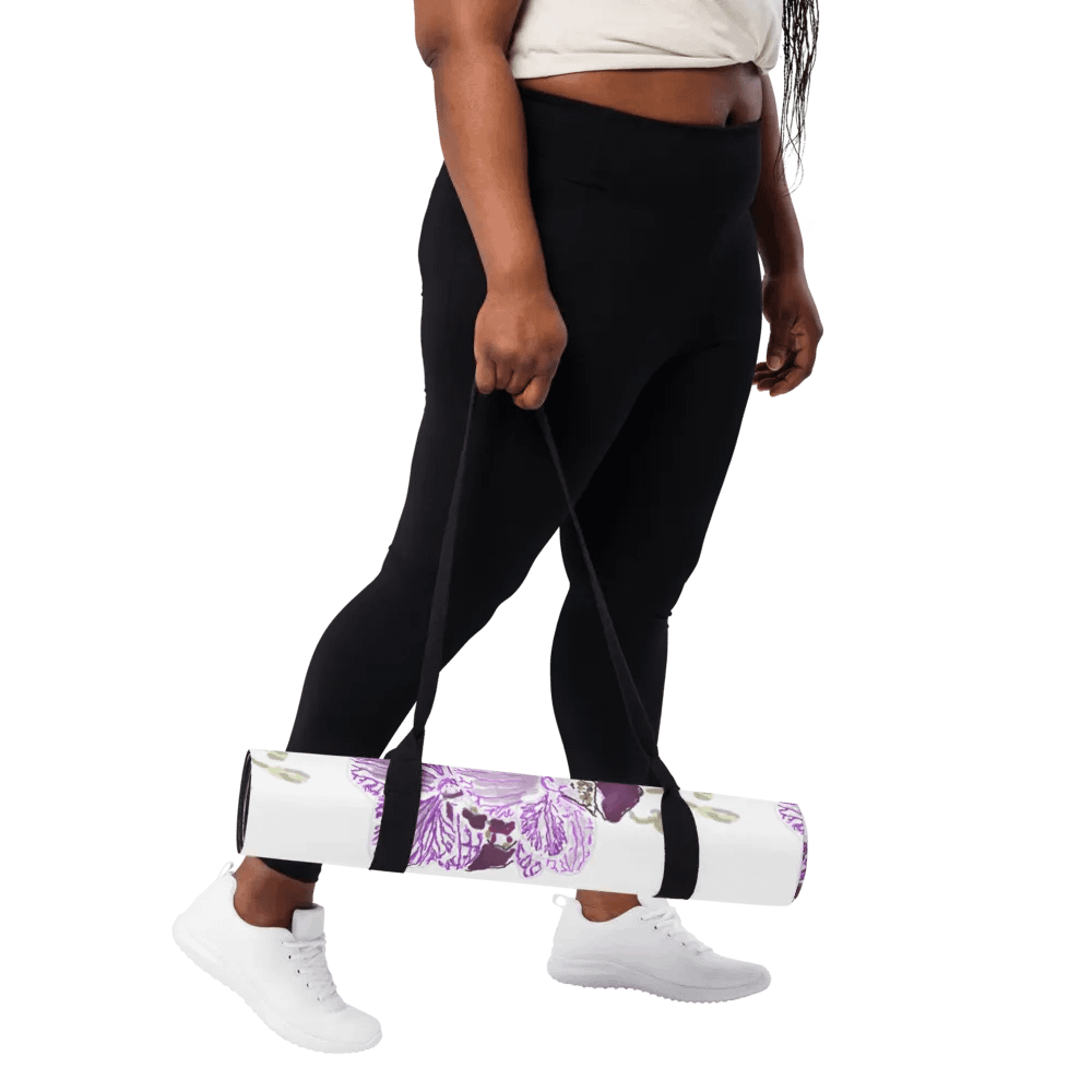 Miniaday Designs Purple Orchid Yoga Mat product image (3)
