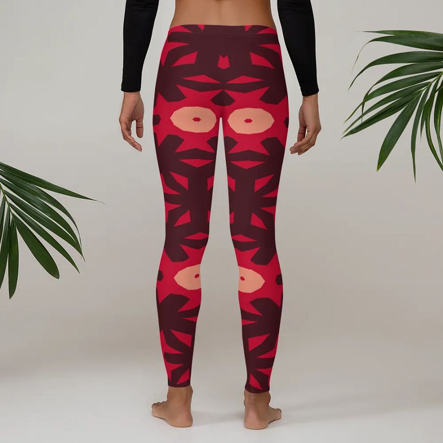 Kaleidoscope Red Allure Leggings product image (4)