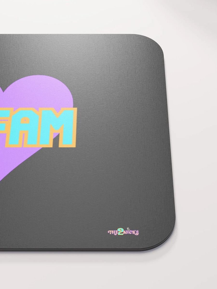 2NFAM Heart Classic Mouse Pad (Black) product image (5)