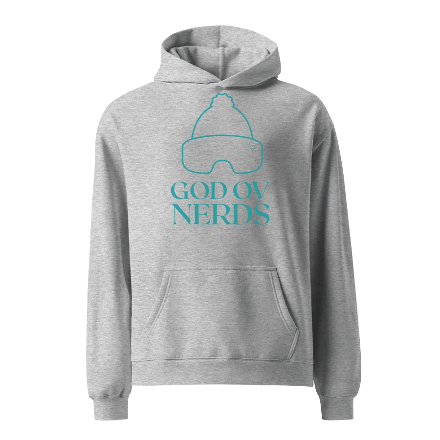 GOD OV NERDS Winter Hat and Goggles Hoodie product image (1)