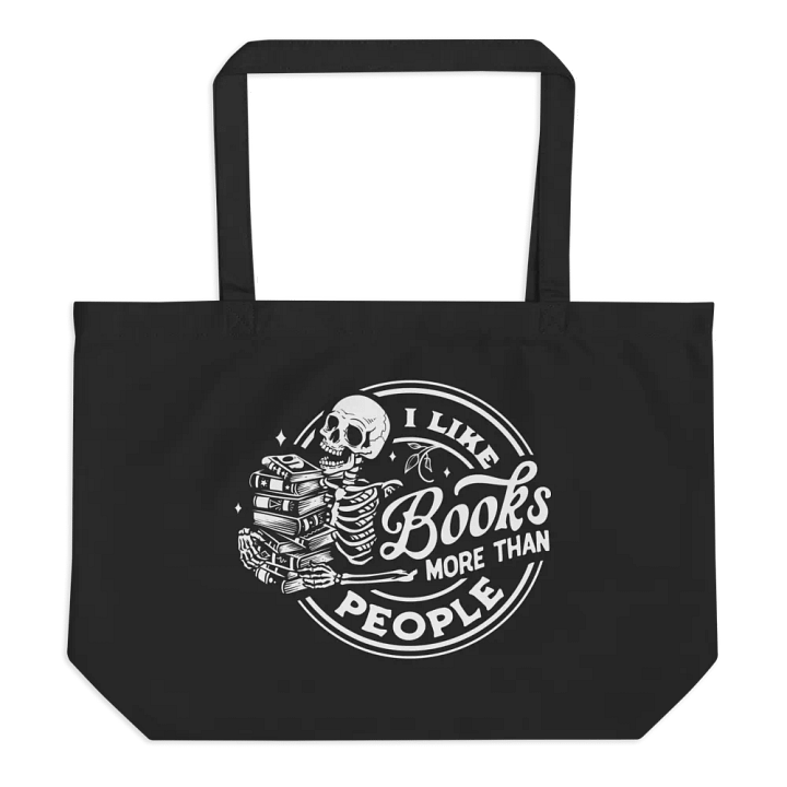 I Like Books More Than People Bag product image (1)