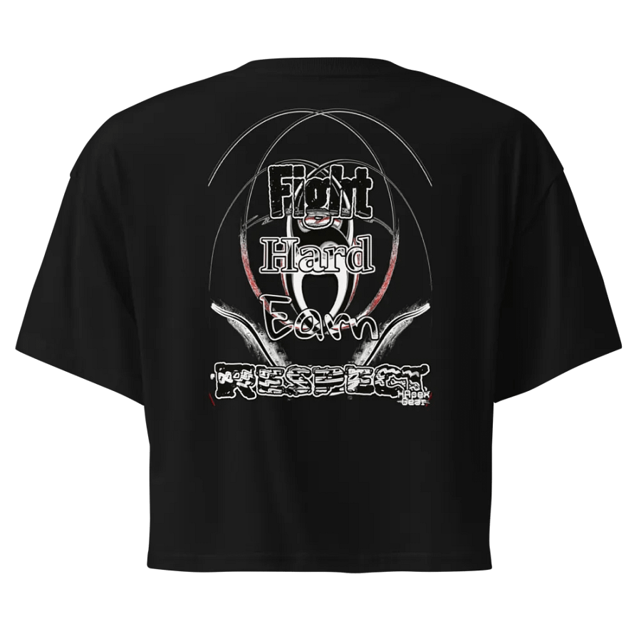 Fight Hard Earn Respect - Women's Premium Crop Top product image (1)