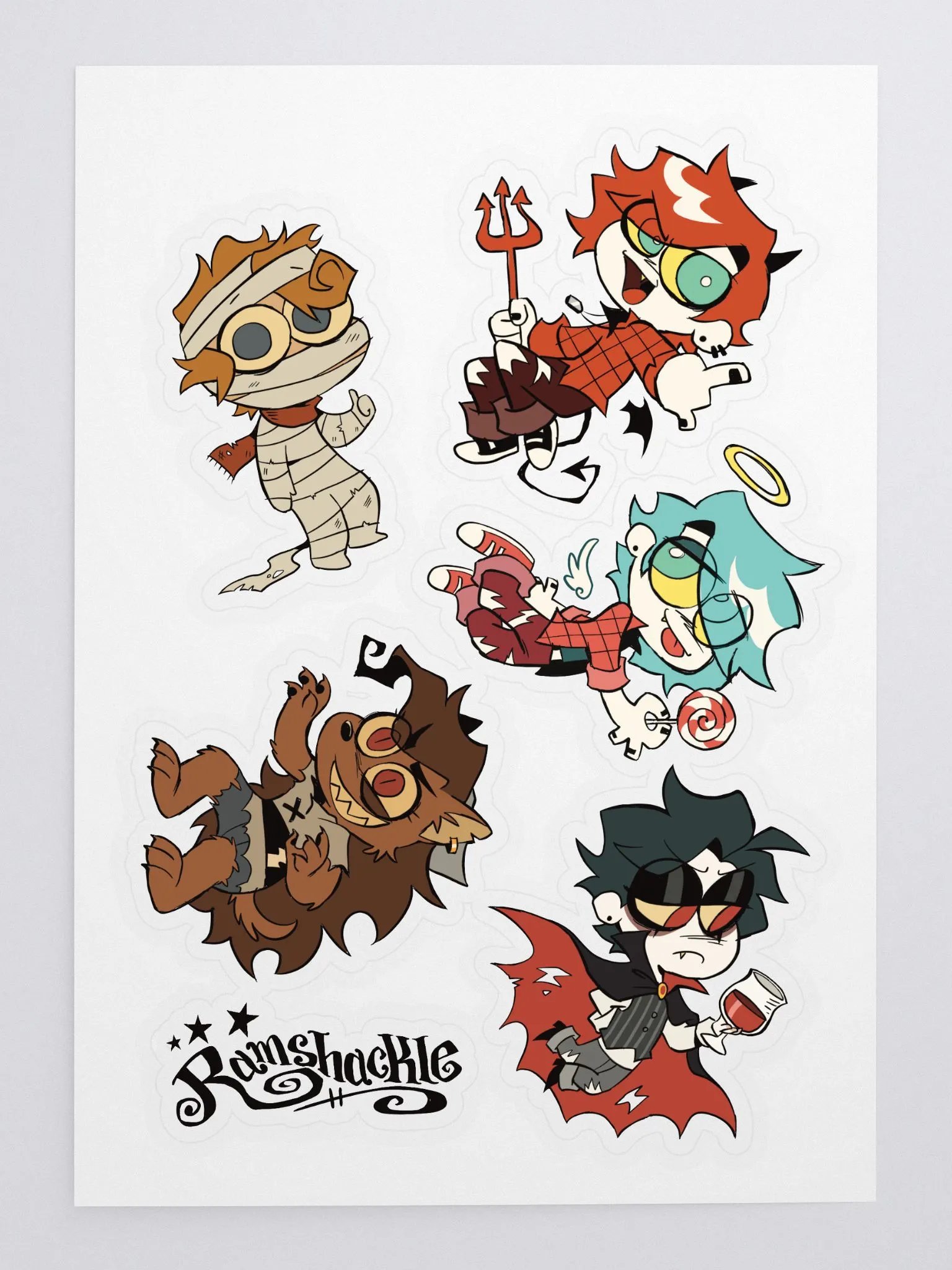 Ramshackle Halloween Sticker Sheet [SEASONAL] product image (3)