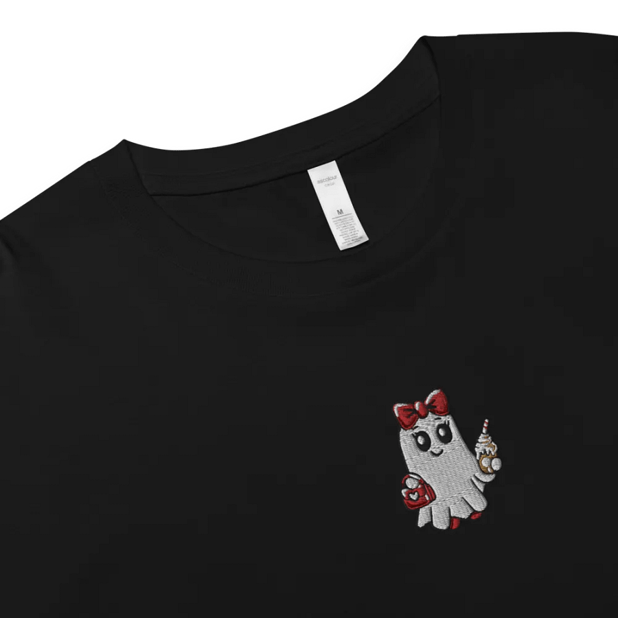 Stylish Ghost Embroidered Crop Top product image (3)