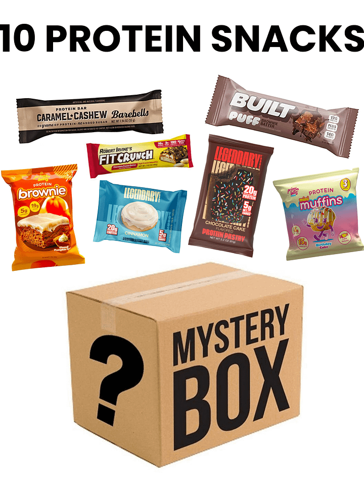 mystery protein snack box (10 items) product image (1)
