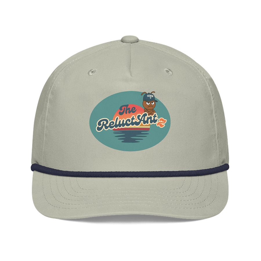 Screw U Hat by The ReluctAntz – Light Gray Golf Rope Cap product image (1)