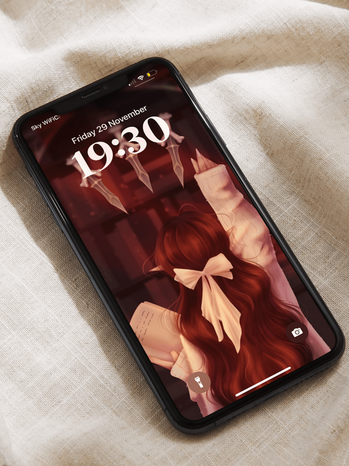 Bookish secrets phone background product image (1)