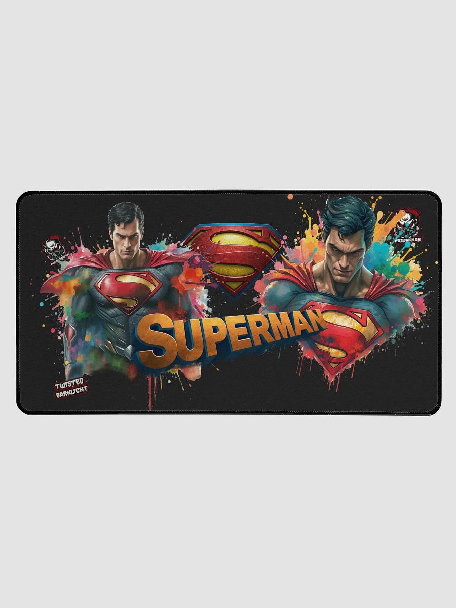 DC Superman on the Man of Steel Desk Mat by Twisted DarkLight. product image (2)