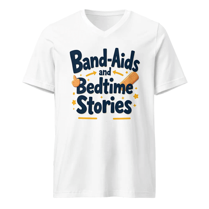 Band-Aids and Bedtime Stories V-Neck Tee product image (5)