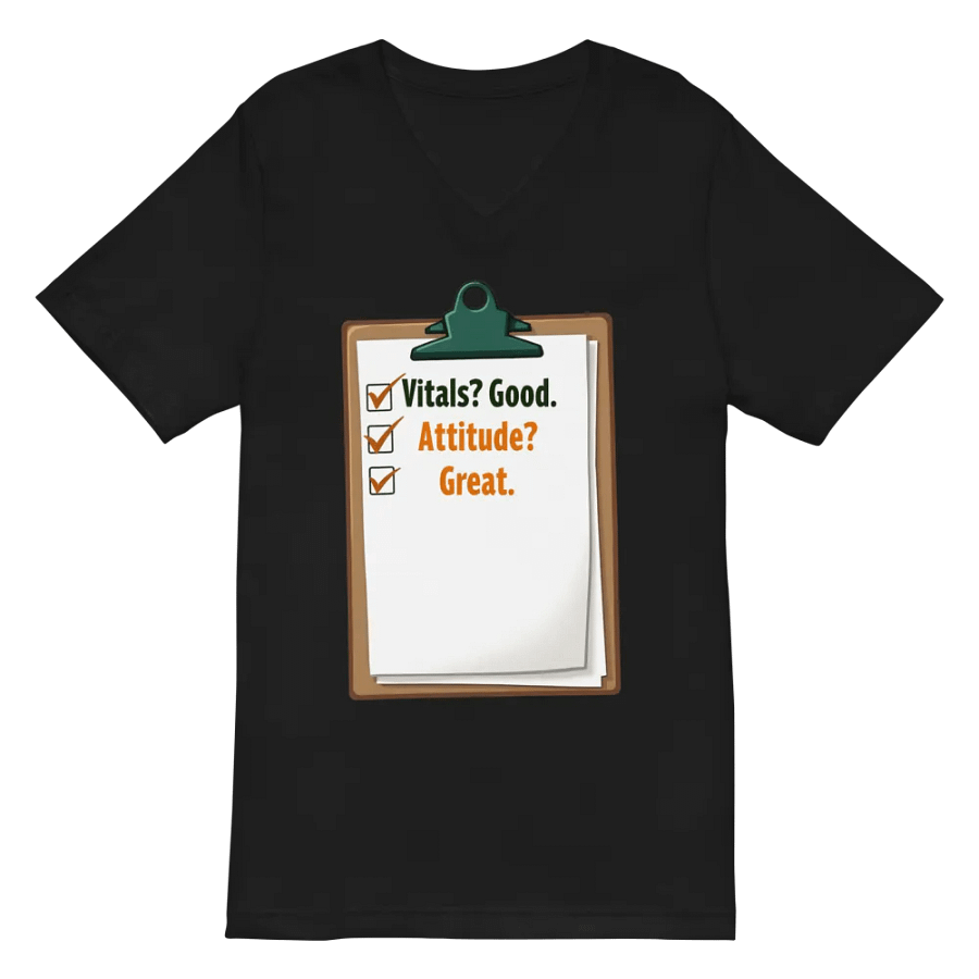 Checklist V-Neck Tee product image (3)