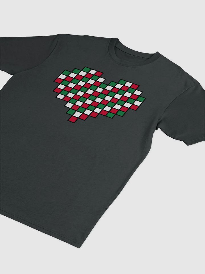 Candy Cane Heart Premium Heavyweight Tee product image (2)