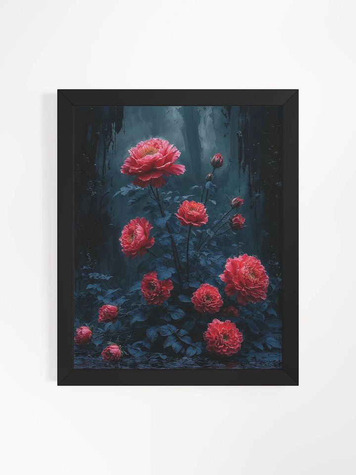 Ethereal Crimson Blooms Framed Print product image (4)