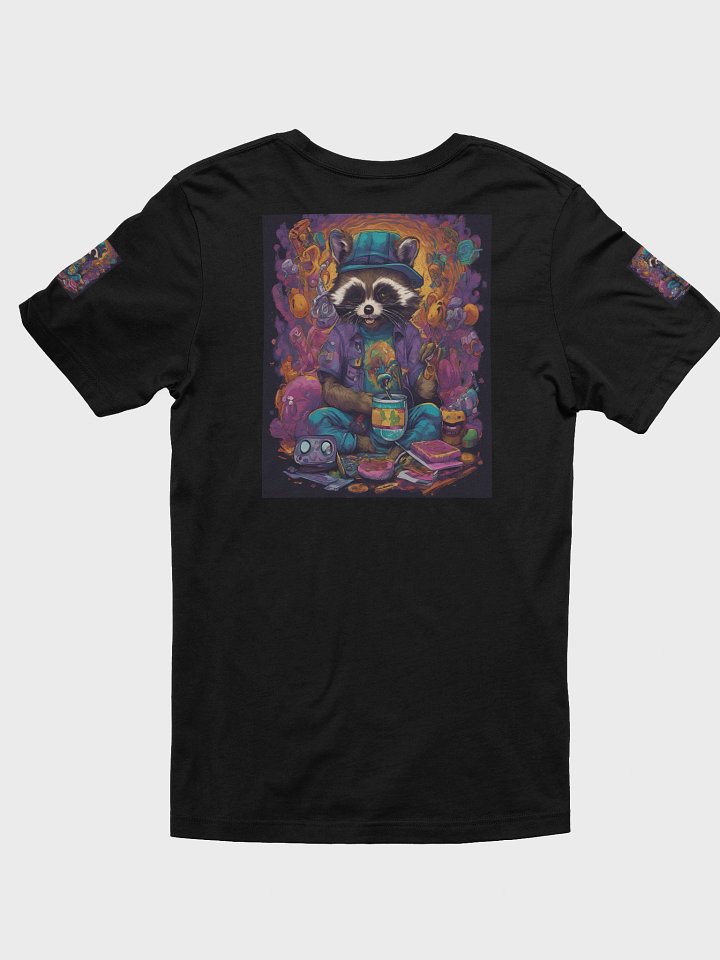 Psychedelic Raccoon Unisex T-Shirt product image (2)