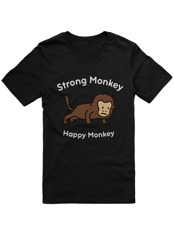 "Strong Monkey, Happy Monkey" Supersoft T-Shirt product image (1)