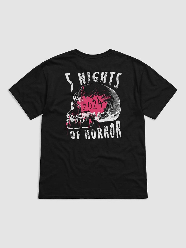5 Nights Of Horror (2024) Tee | Black product image (2)