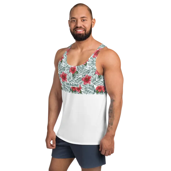 Hibiscus Leaf Design | Men´s Tank Top product image (2)
