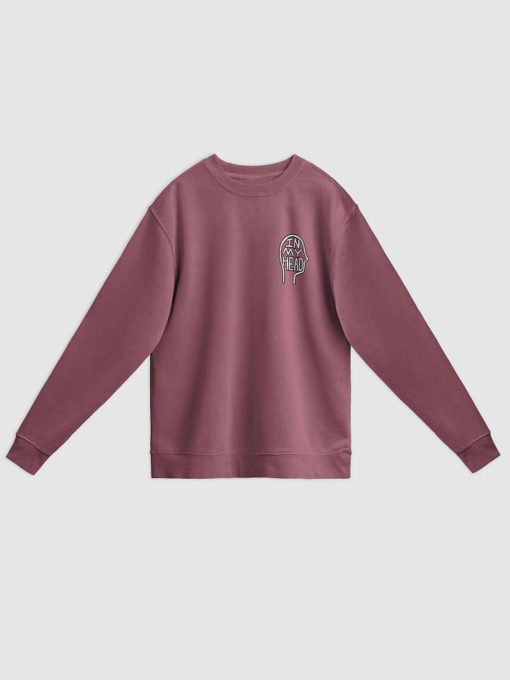 In My Head (sm. lined design) printed pigment crewneck product image (17)