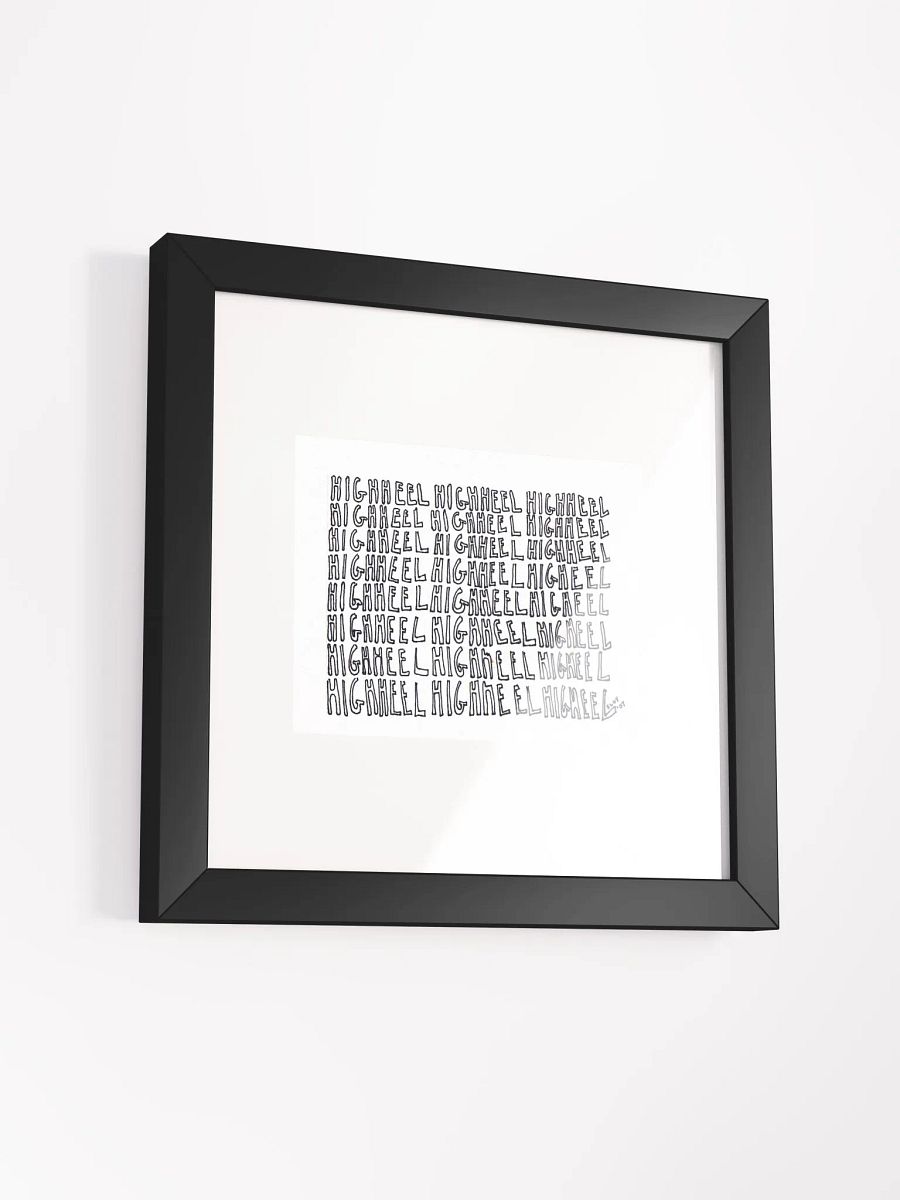 HIGHHEEL Panel Card Print Framed product image (4)