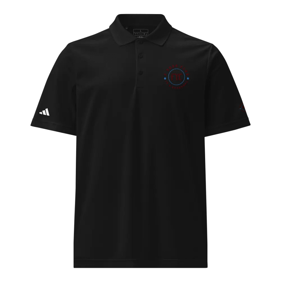 FYC 3-Stripes Black Polo - Club Colours: Irons! (Away Days Special Edition) product image (1)