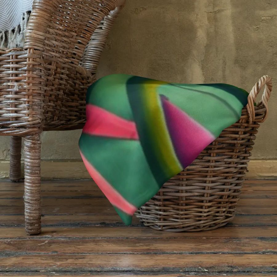 Exotic Jungle Foliage Throw Blanket product image (11)
